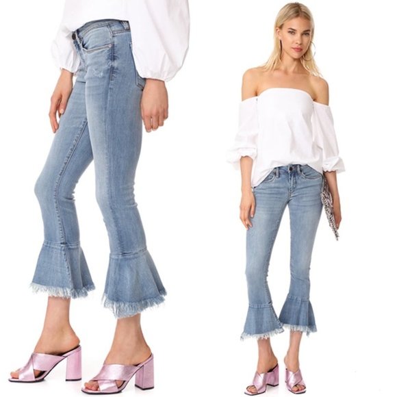 NWT Blank NYC Trumpet Flare Jeans - Picture 2 of 8